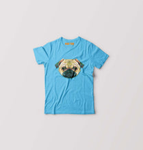 Load image into Gallery viewer, TRIANGLE_DOG Kids T-Shirt for Boy/Girl-Light Blue-Ektarfa.online
