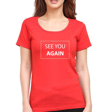 Load image into Gallery viewer, Fast &amp; Furious See You Again T-Shirt for Women-Red-Ektarfa.online
