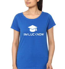 Load image into Gallery viewer, IIM L Lucknow T-Shirt for Women-Royal Blue-Ektarfa.online
