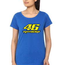 Load image into Gallery viewer, Valentino Rossi(VR 46) T-Shirt for Women-Royal Blue-Ektarfa.online
