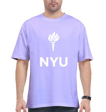 Load image into Gallery viewer, New York University Oversized T-Shirt for Men-Lavender-Ektarfa.online
