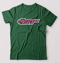 Load image into Gallery viewer, Powerpuff Girls T-Shirt for Men-Bottle Green-Ektarfa.online
