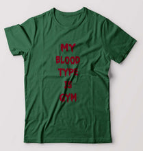 Load image into Gallery viewer, Gym T-Shirt for Men-Bottle Green-Ektarfa.online
