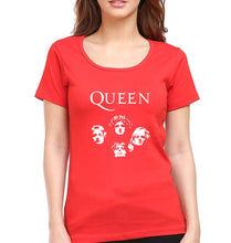 Load image into Gallery viewer, Queen Rock Band T-Shirt for Women-Red-Ektarfa.online
