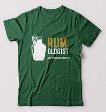Load image into Gallery viewer, Rum T-Shirt for Men-Bottle Green-Ektarfa.online
