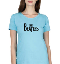 Load image into Gallery viewer, Beatles T-Shirt for Women-Light Blue-Ektarfa.online
