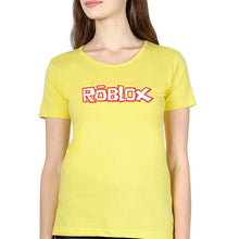 Load image into Gallery viewer, Roblox T-Shirt for Women-Yellow-Ektarfa.online
