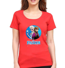 Load image into Gallery viewer, Frozen Elsa T-Shirt for Women-Red-Ektarfa.online
