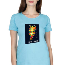Load image into Gallery viewer, 2Pac Tupac T-Shirt for Women-Light Blue-Ektarfa.online
