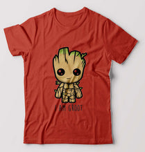 Load image into Gallery viewer, Groot T-Shirt for Men-Brick red-Ektarfa.online
