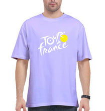 Load image into Gallery viewer, Tour de France Oversized T-Shirt for Men-Lavender-Ektarfa.online
