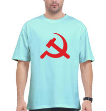 Load image into Gallery viewer, Communist party Oversized T-Shirt for Men-Mint-Ektarfa.online

