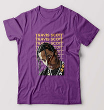 Load image into Gallery viewer, Travis Scott T-Shirt for Men-S(38 Inches)-Purple-Ektarfa.online
