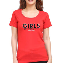 Load image into Gallery viewer, Gym Girl Power T-Shirt for Women-Red-Ektarfa.online
