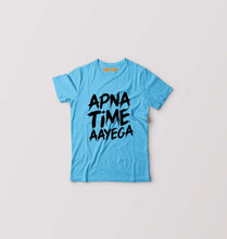 Load image into Gallery viewer, Apna Time Aayega Kids T-Shirt for Boy/Girl-Light Blue-Ektarfa.online
