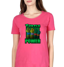 Load image into Gallery viewer, Ninja Turtles TMNT T-Shirt for Women-Pink-Ektarfa.online
