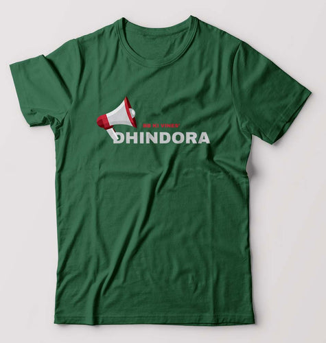 Dhindora(BB ki Vines) T-Shirt for Men-Bottle Green-Ektarfa.online