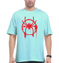 Load image into Gallery viewer, Spiderman Superhero Oversized T-Shirt for Men-Mint-Ektarfa.online
