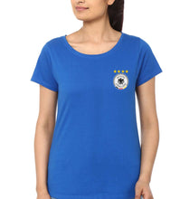 Load image into Gallery viewer, Germany Football T-Shirt for Women-Royal Blue-Ektarfa.online
