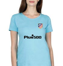 Load image into Gallery viewer, Atletico Madrid 2021-22 T-Shirt for Women-SkyBlue-Ektarfa.online
