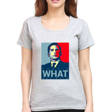 Load image into Gallery viewer, Michael Scott T-Shirt for Women-Grey Melange-Ektarfa.online
