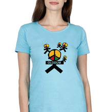 Load image into Gallery viewer, Olodum T-Shirt for Women-SkyBlue-Ektarfa.online
