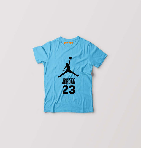 Michael Jordan Kids T-Shirt for Boy/Girl-Light Blue-Ektarfa.online
