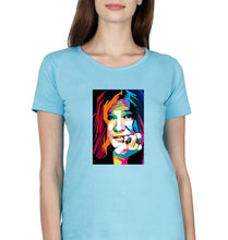 Load image into Gallery viewer, Janis Joplin T-Shirt for Women-SkyBlue-Ektarfa.online
