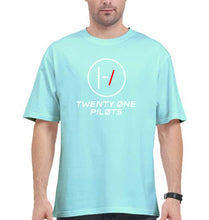 Load image into Gallery viewer, Twenty one pilots Oversized T-Shirt for Men-Mint-Ektarfa.online
