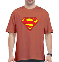 Load image into Gallery viewer, Superman Oversized T-Shirt for Men-Coral-Ektarfa.online

