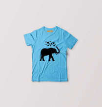 Load image into Gallery viewer, Elephant Hearts Kids T-Shirt for Boy/Girl-Light Blue-Ektarfa.online
