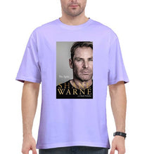 Load image into Gallery viewer, Shane Warne Oversized T-Shirt for Men-Lavender-Ektarfa.online
