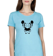 Load image into Gallery viewer, Kaws Mickey T-Shirt for Women-SkyBlue-Ektarfa.online
