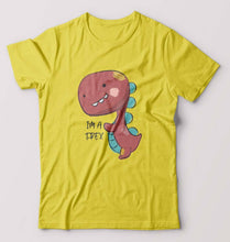 Load image into Gallery viewer, Dinosaur TRex T-Shirt for Men-Yellow-Ektarfa.online
