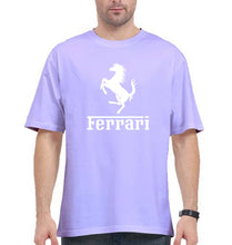 Load image into Gallery viewer, Ferrari F1 Oversized T-Shirt for Men-Lavender-Ektarfa.online
