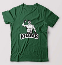 Load image into Gallery viewer, Khabib Nurmagomedov T-Shirt for Men-Bottle Green-Ektarfa.online
