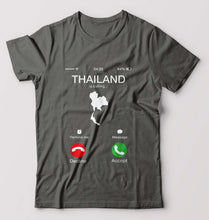 Load image into Gallery viewer, Thailand Calling T-Shirt for Men-Charcoal-Ektarfa.online
