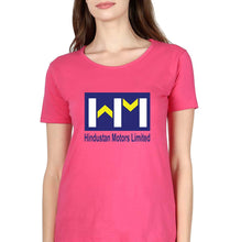 Load image into Gallery viewer, Hindustan Motors Limited T-Shirt for Women-Pink-Ektarfa.online

