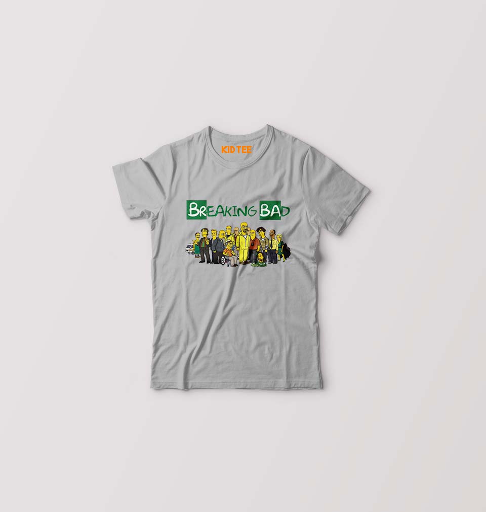 Breaking Bad Kids T-Shirt for Boy/Girl-Grey-Ektarfa.online
