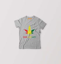 Load image into Gallery viewer, Bob Marley Weed Kids T-Shirt for Boy/Girl-Grey-Ektarfa.online
