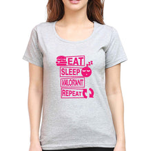 Load image into Gallery viewer, Valorant T-Shirt for Women-Grey Melange-Ektarfa.online

