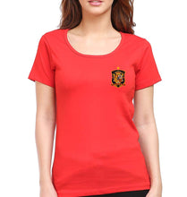 Load image into Gallery viewer, Spain Football T-Shirt for Women-Red-Ektarfa.online
