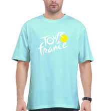 Load image into Gallery viewer, Tour de France Oversized T-Shirt for Men-Mint-Ektarfa.online
