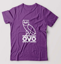 Load image into Gallery viewer, OVO T-Shirt for Men-Purple-Ektarfa.online
