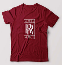 Load image into Gallery viewer, Rolls Royce T-Shirt for Men-Maroon-Ektarfa.online
