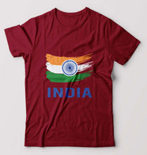 Load image into Gallery viewer, India T-Shirt for Men-Maroon-Ektarfa.online
