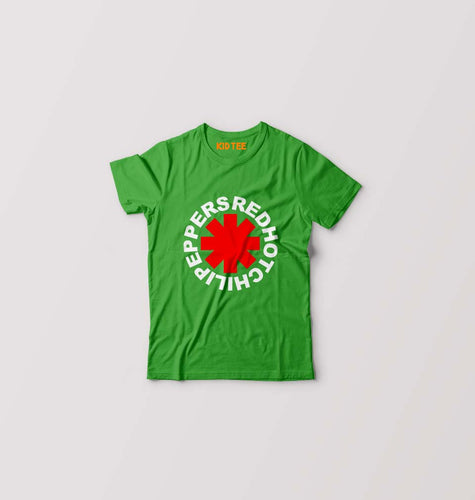 Red Hot Chili Peppers Kids T-Shirt for Boy/Girl-Flag Green-Ektarfa.online