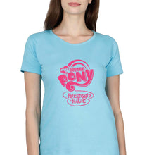 Load image into Gallery viewer, My Little Pony T-Shirt for Women-Sky Blue-Ektarfa.online
