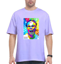 Load image into Gallery viewer, Rafael Nadal (RAFA) Oversized T-Shirt for Men-Lavender-Ektarfa.online
