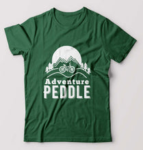 Load image into Gallery viewer, Cycling Adventure T-Shirt for Men-Bottle Green-Ektarfa.online

